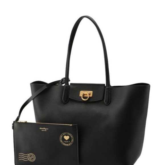 SALVATORE FERRAGAMO Leather Travel Tote - Picture 5 of 16